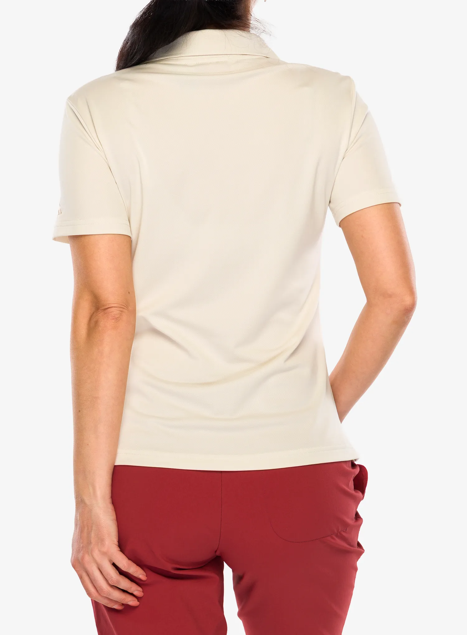 Ženska majica Vaude Essential Polo Shirt - ecru