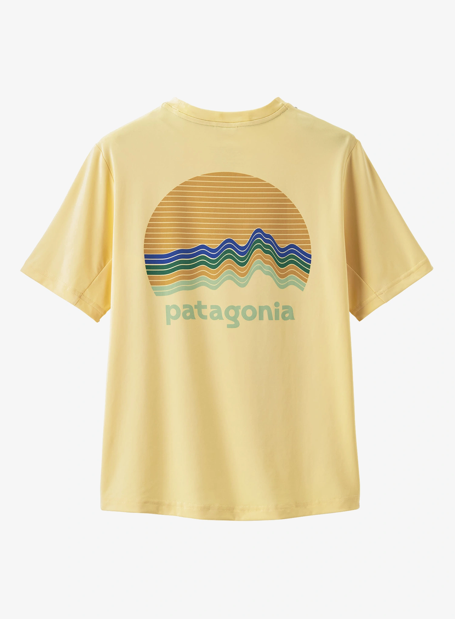 Otroška majica Patagonia Cap SW T-Shirt - ridge rise moon/buttercup