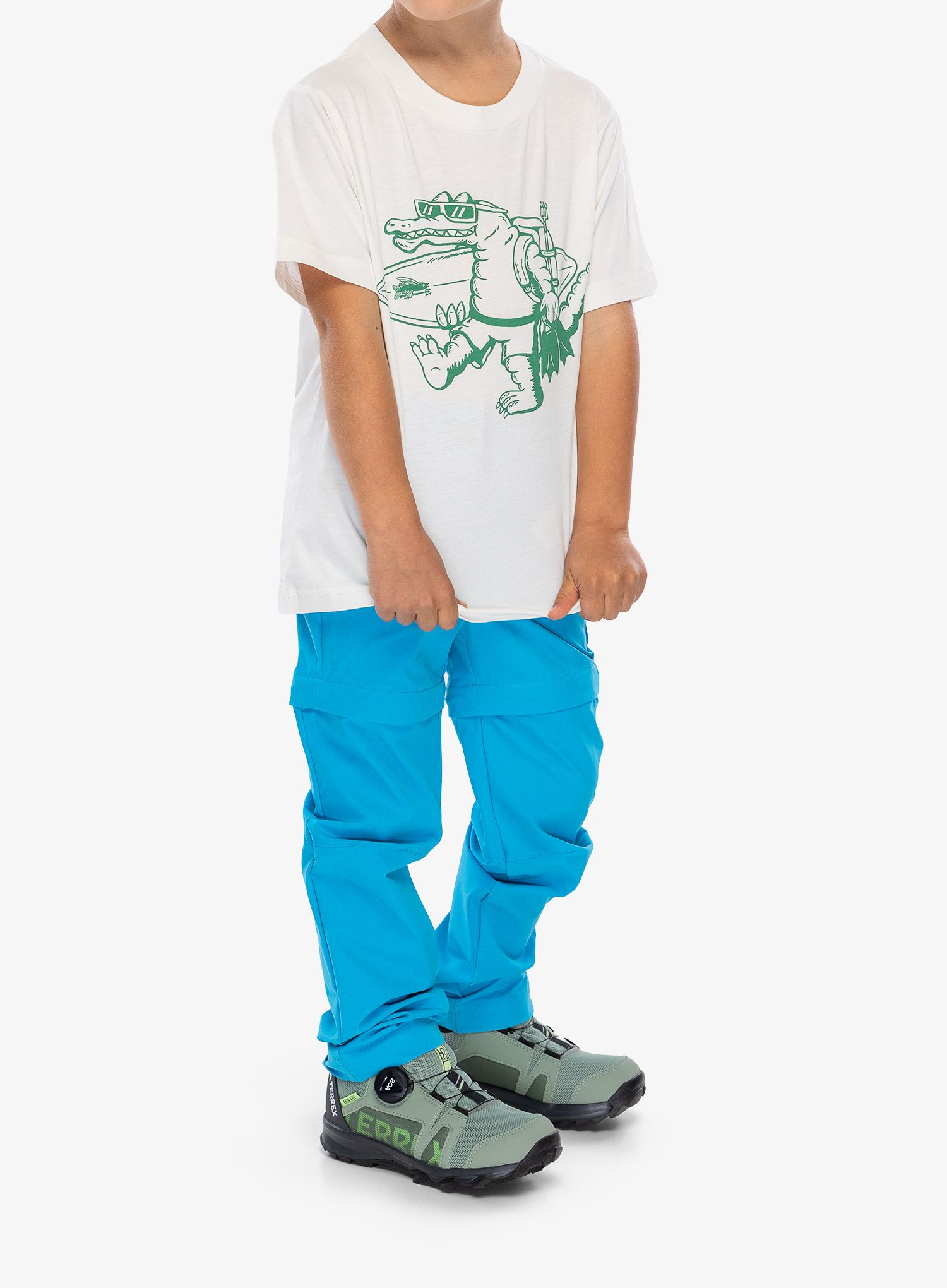 Otroška majica Patagonia Graphic T-Shirt - water people gator/white