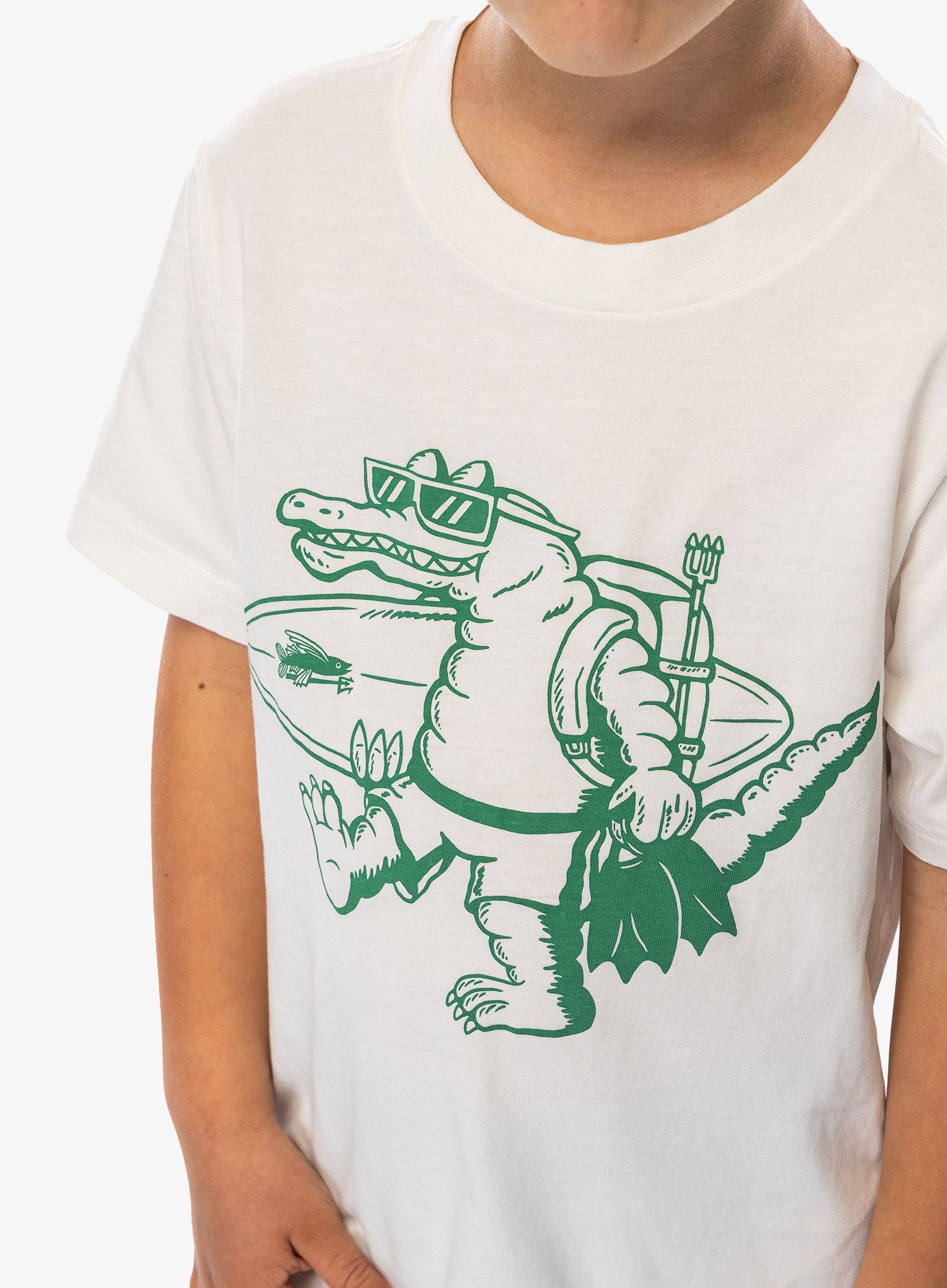Otroška majica Patagonia Graphic T-Shirt - water people gator/white