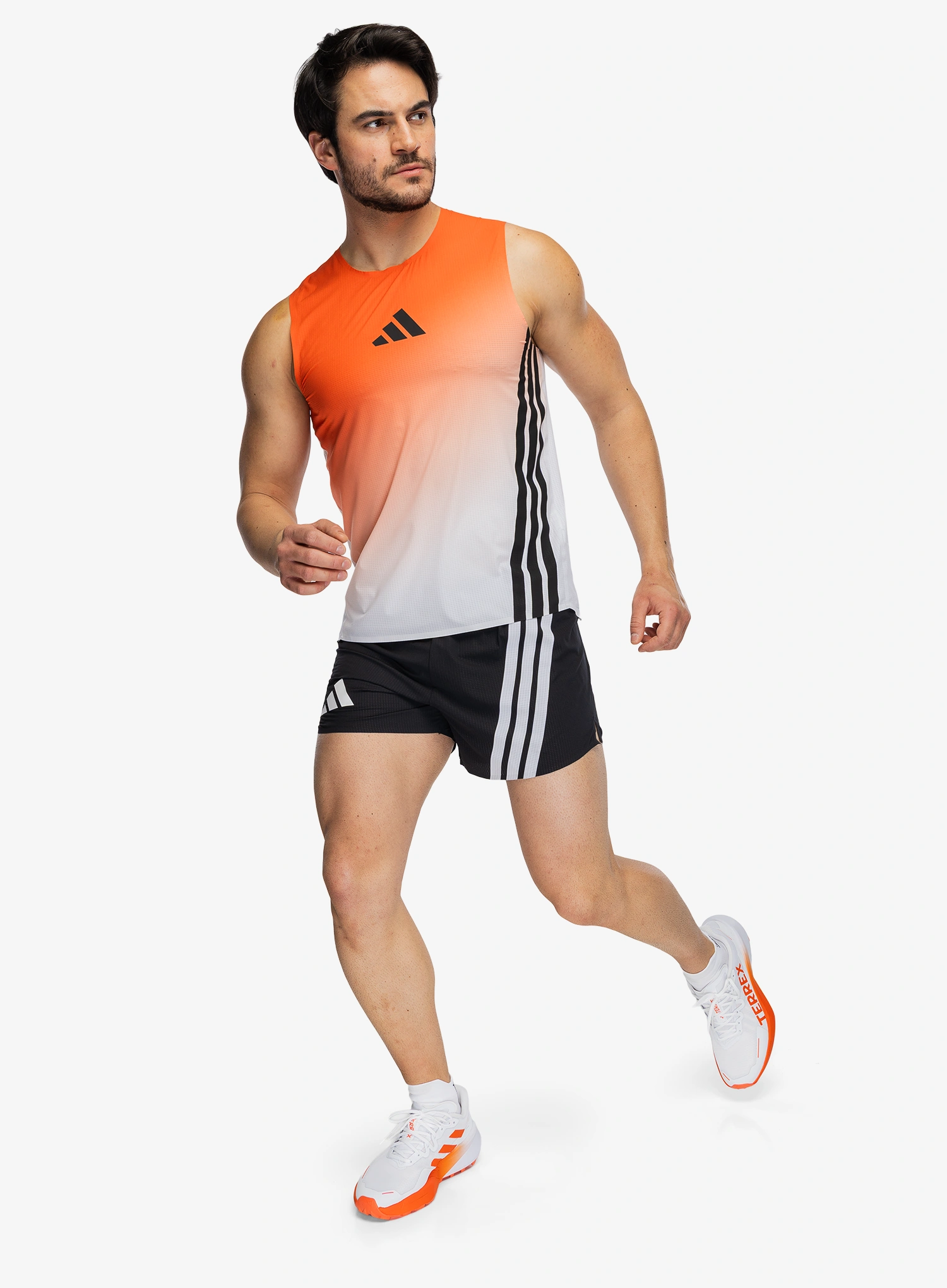 Majica za tek adidas TERREX Xperior Pro Tank - white/semi impact orange