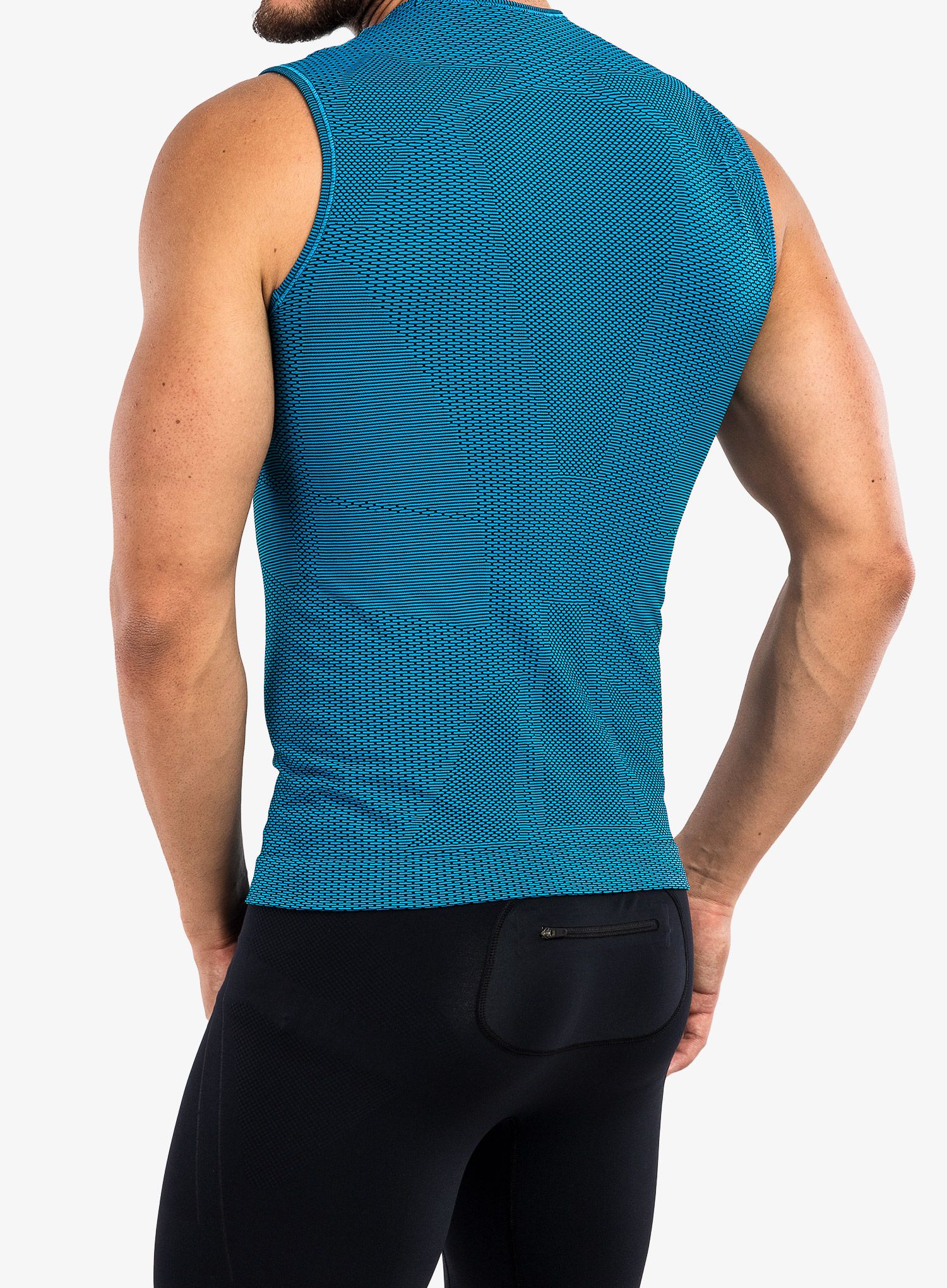 Tekaška majica Brubeck 3D Run PRO Tank Top - blue