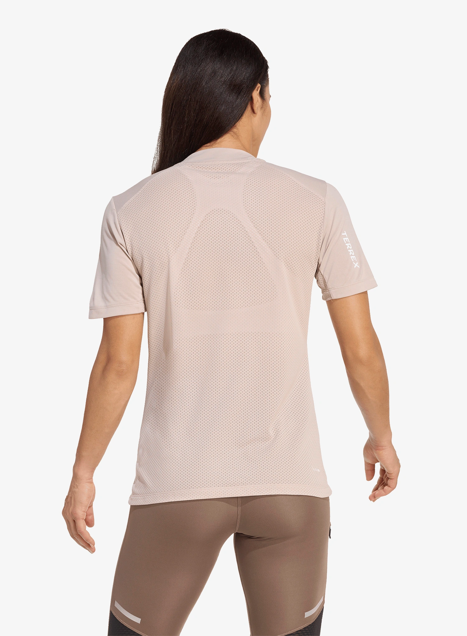 Ženska tekaška majica adidas TERREX Xperior Climacool Tee - wonder taupe