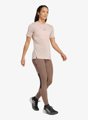 Ženska tekaška majica adidas TERREX Xperior Climacool Tee - wonder taupe