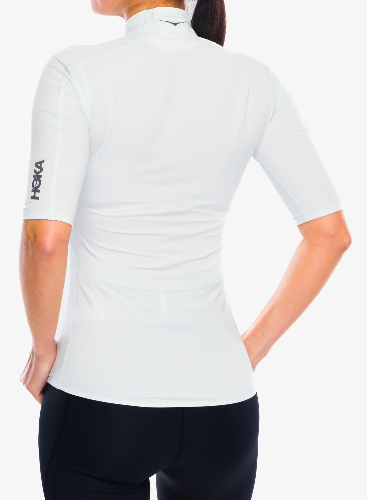 Ženska tekaška majica Hoka SkyBreeze Short Sleeve - tundra
