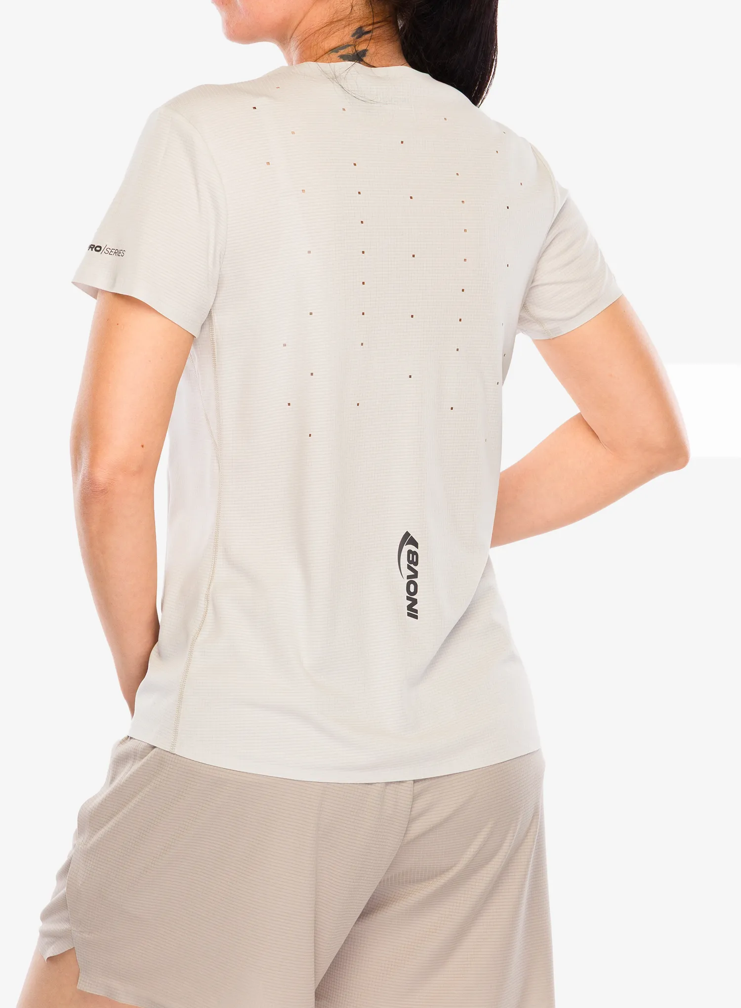 Ženska tekaška majica Inov-8 Airlite Pro Short Sleeve T-Shirt - neutral/neutral