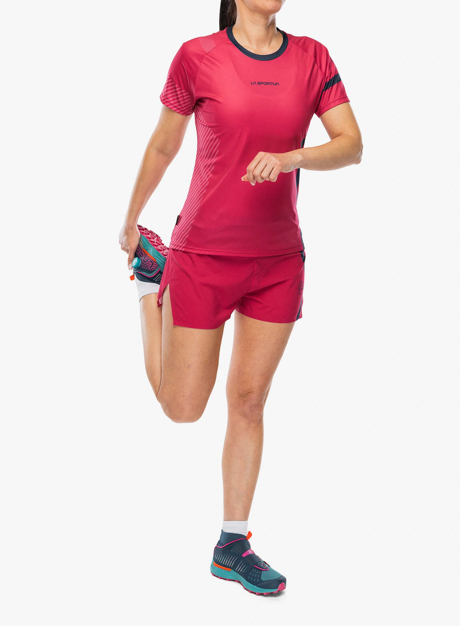 Ženska tekaška majica La Sportiva Flow T-Shirt - azalea/night sky
