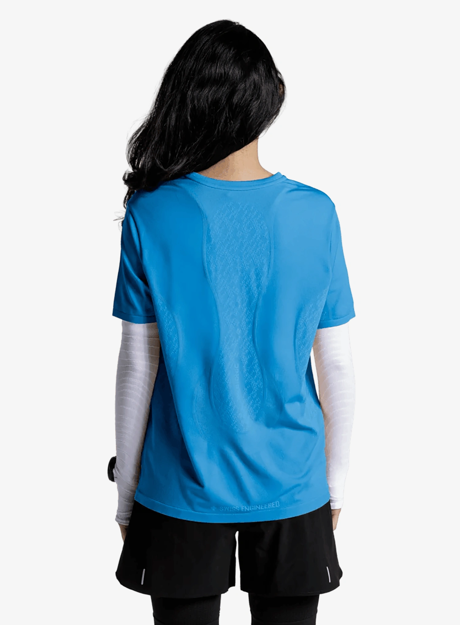 Ženska tekaška majica X-Bionic Xceed Run Discover Shirt - eternal ice/ice