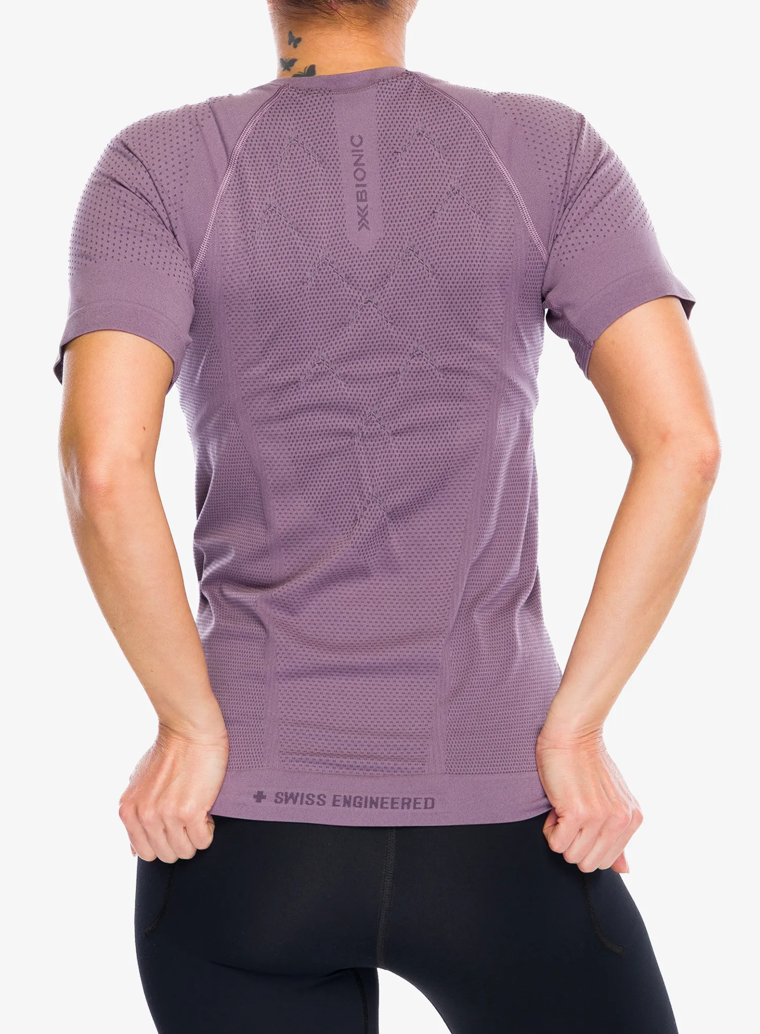 Ženska tekaška majica X-Bionic Xceed Run Shirt S/S - dusty lavender/lavender night