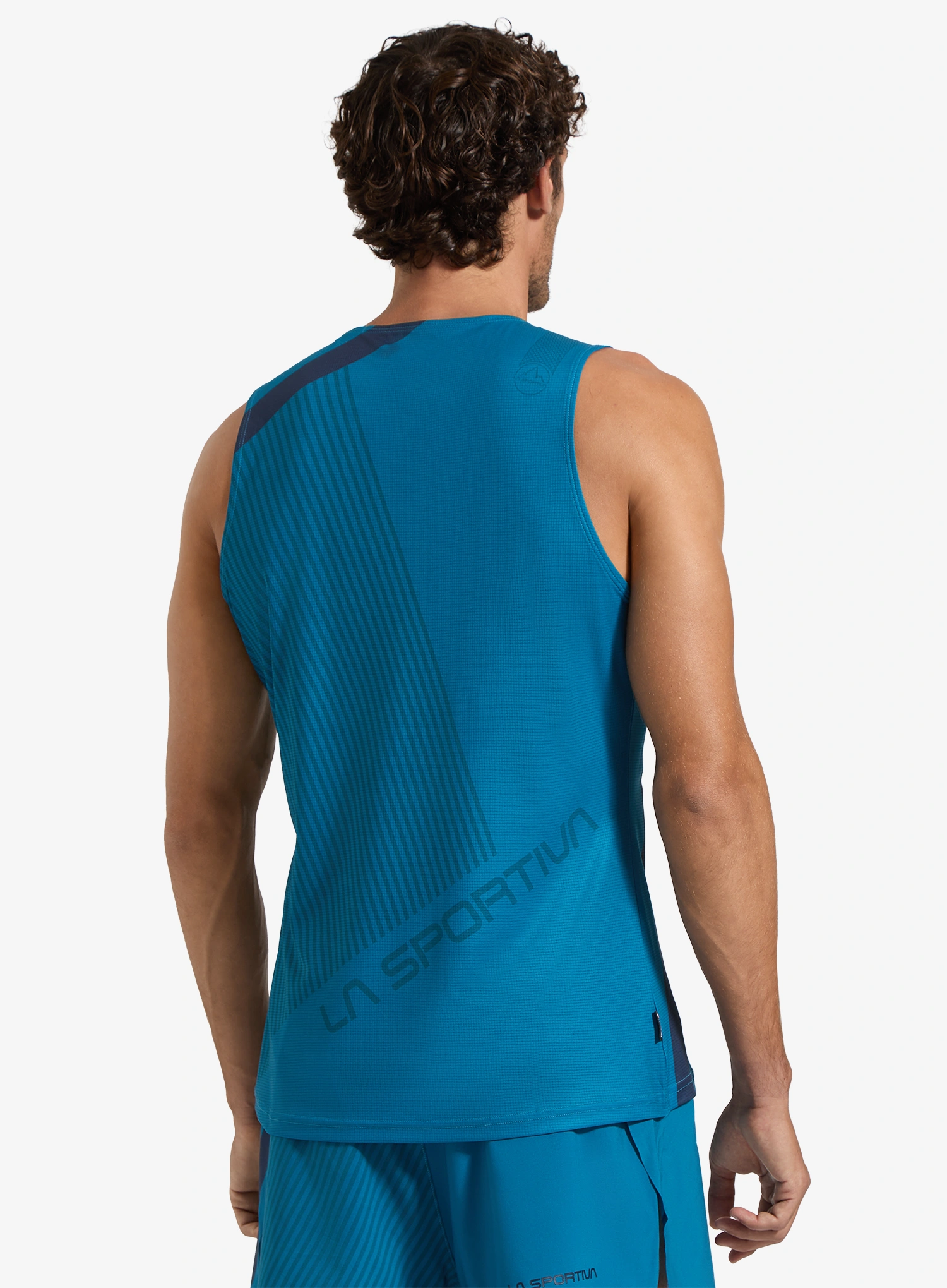 Majica za tek La Sportiva Flow Tank - lake/night sky