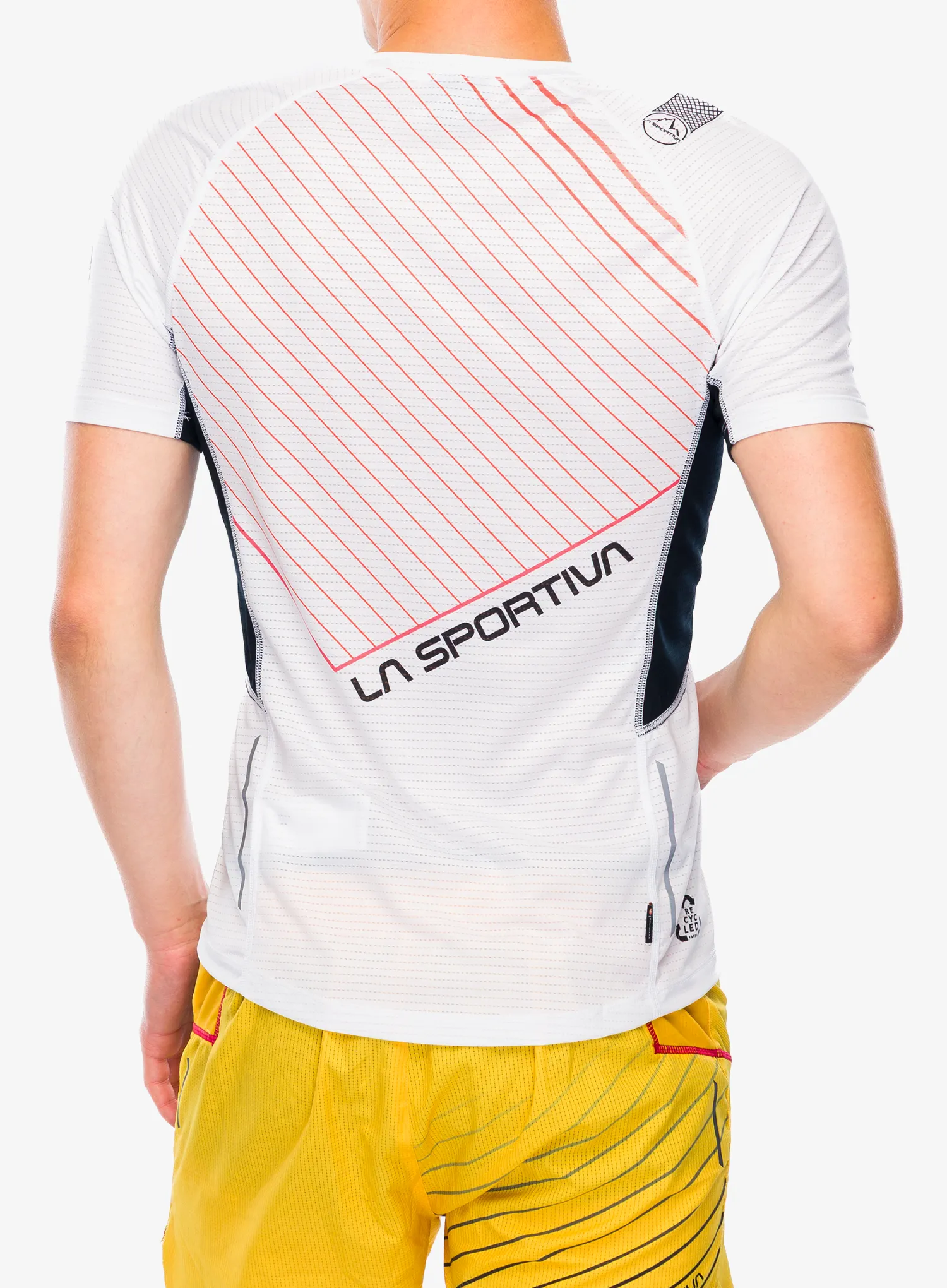 Majica za tek La Sportiva Wave T-Shirt - white/black