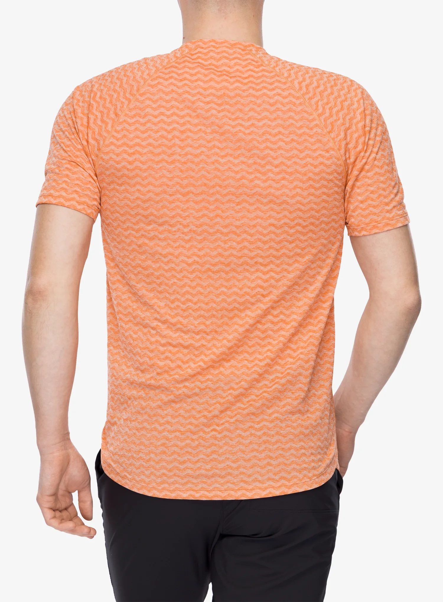 Majica za tek Patagonia Ridge Flow Shirt - pollinator orange