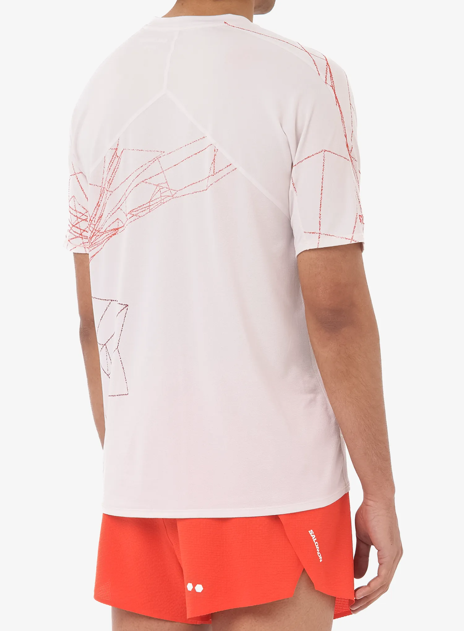 Majica za tek Salomon S/Lab Speed Tee - lilac ash/fiery red