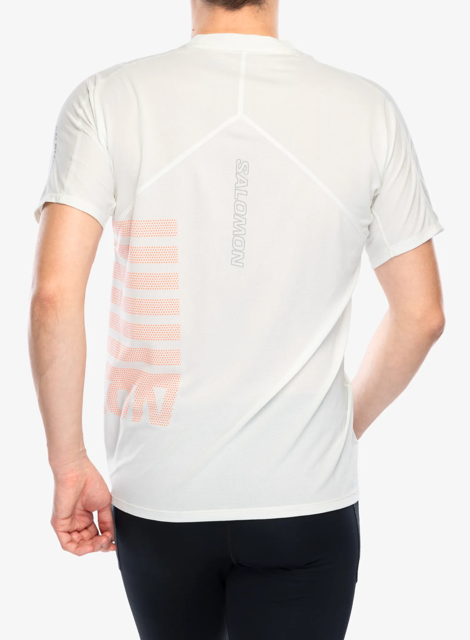 Majica za tek Salomon Sense Aero S/S Tee GFX - icicle