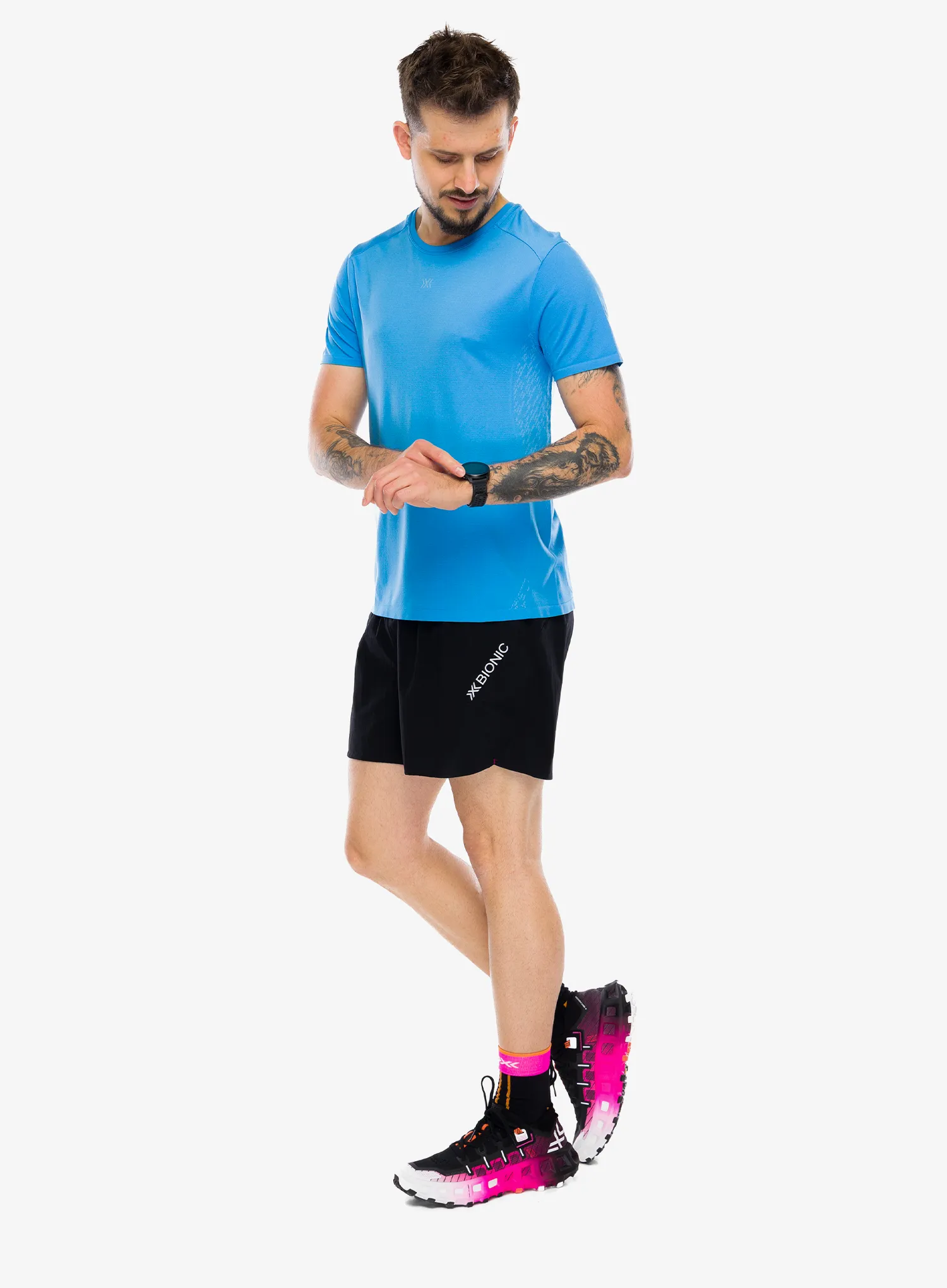 Majica za tek X-Bionic Xceed Run Discover Shirt - eternal ice