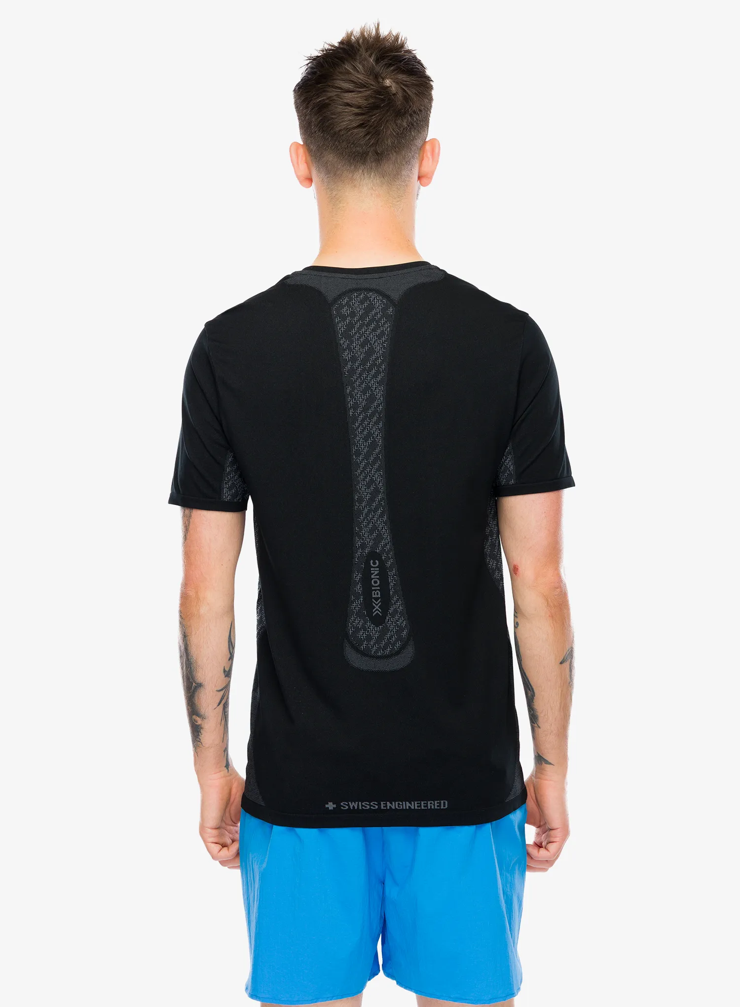 Majica za tek X-Bionic Xceed Run Discover Shirt - x black