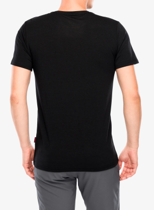 Majica Dovre O-neck Bamboo Viscose T-shirt - black