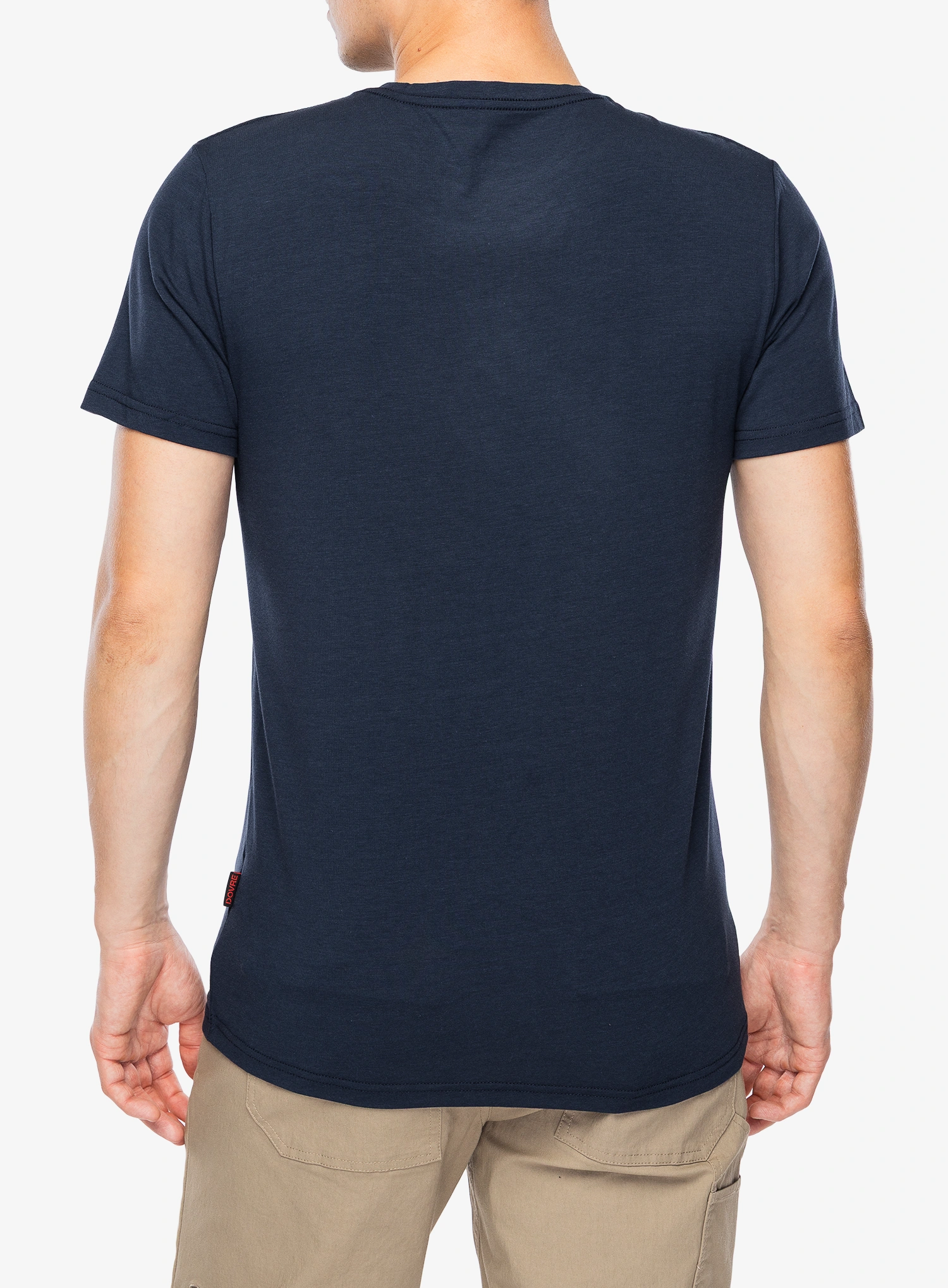 Majica Dovre O-neck Bamboo Viscose T-shirt - navy