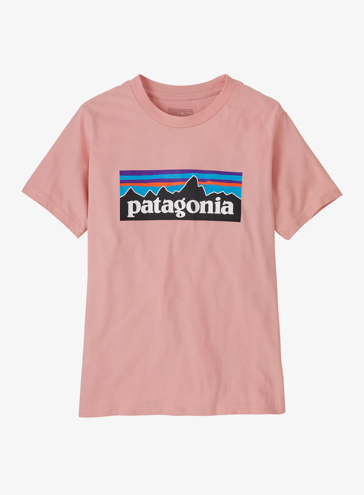 Otroška majica Patagonia P-6 Logo T-Shirt - mallow pink