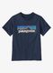 Otroška majica Patagonia P-6 Logo T-Shirt - new navy