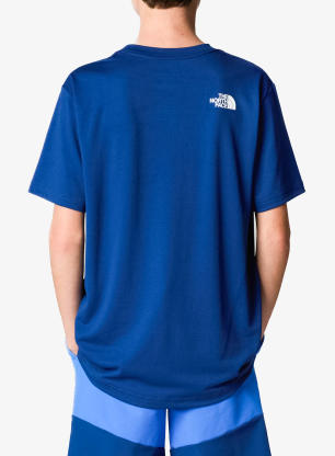 Otroška majica The North Face New 24/7 S/S Tee - estate blue