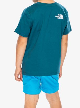 Otroška majica The North Face S/S Outdoor Graphic Tee - blue moss/green