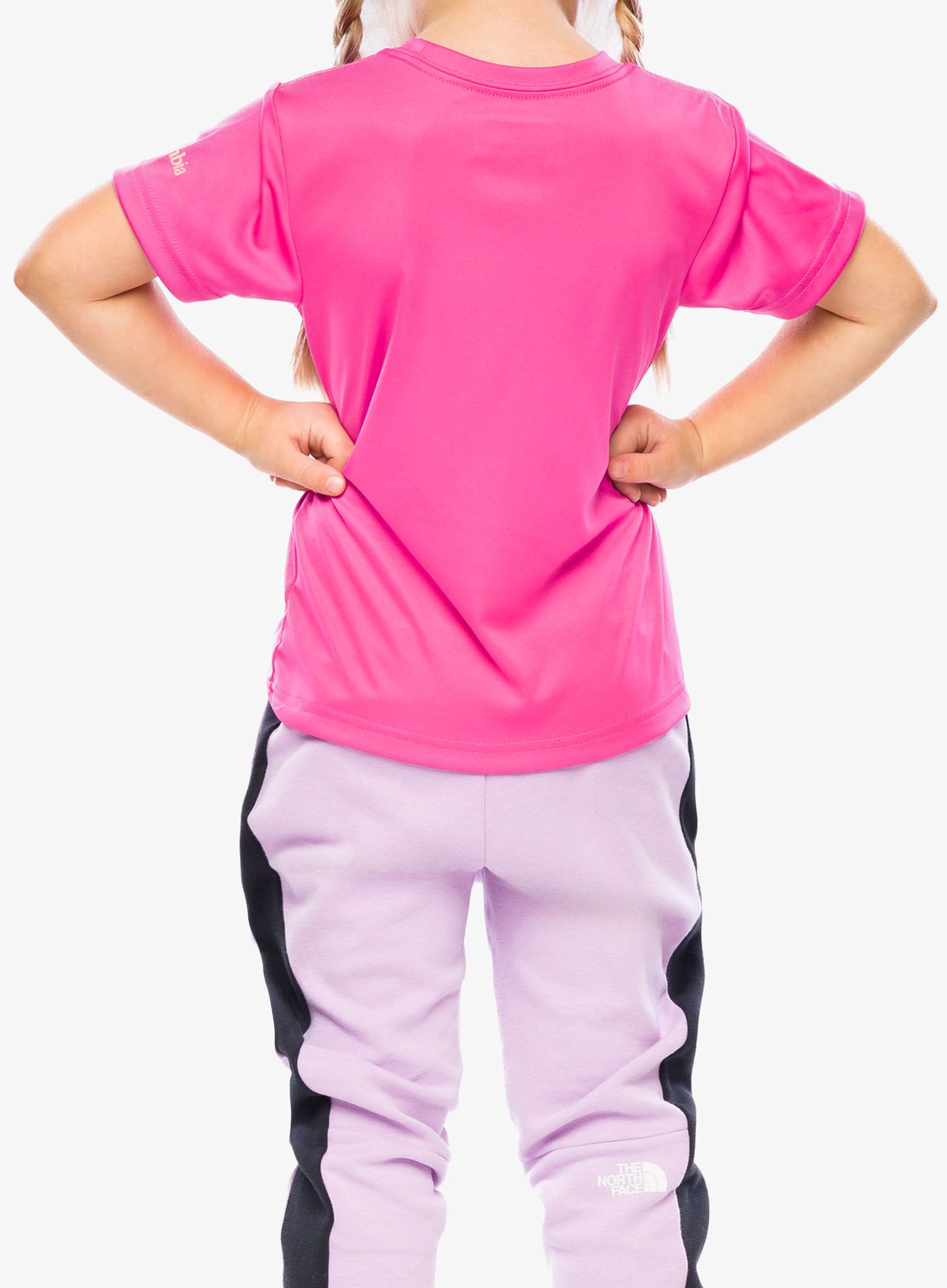 Dekliška majica Columbia Mirror Creek Short Sleeve Graphic Shirt - pink ice/graphic