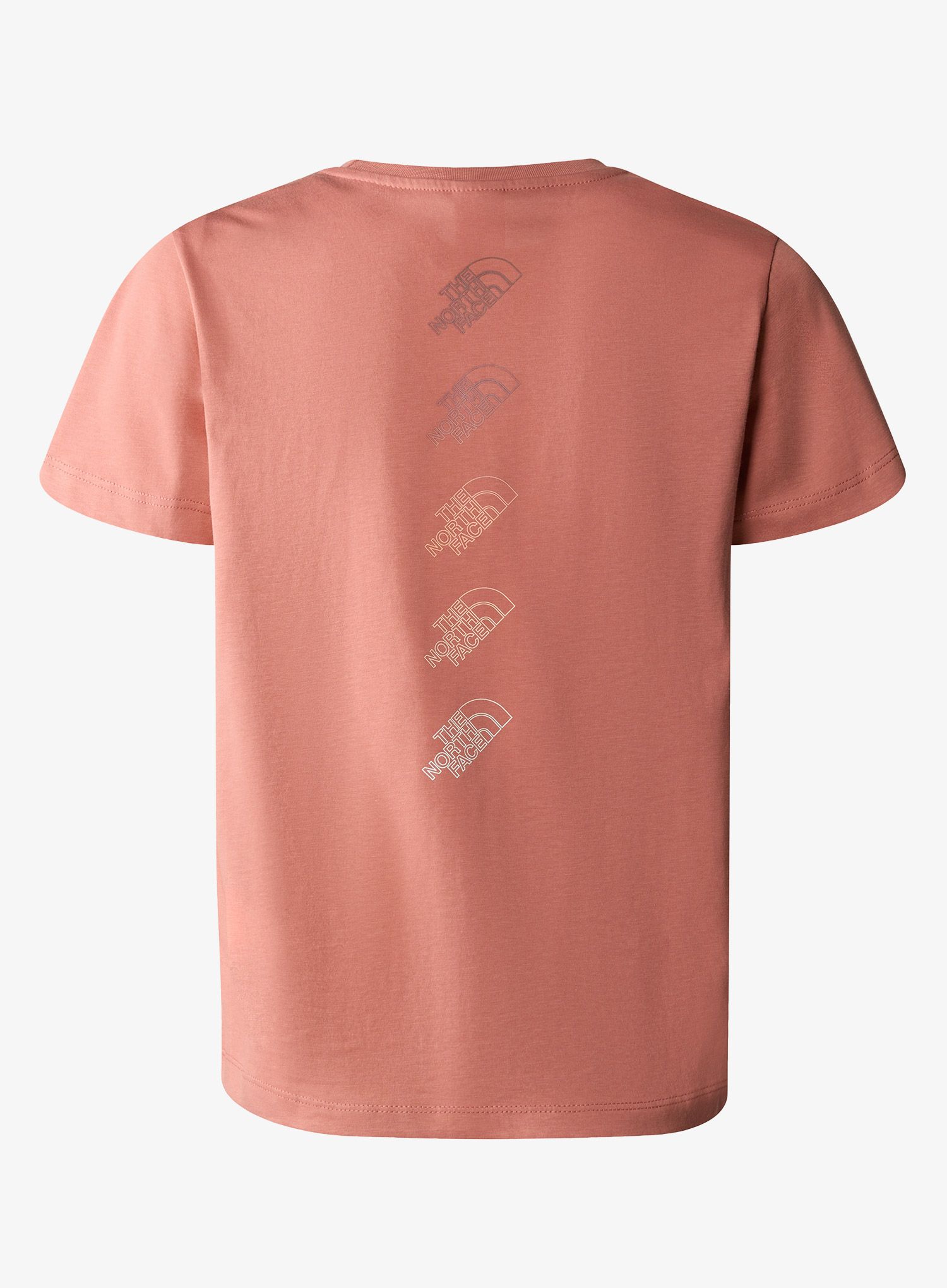 Dekliška majica The North Face S/S Relaxed  Graphic Tee 2 - light mahogany