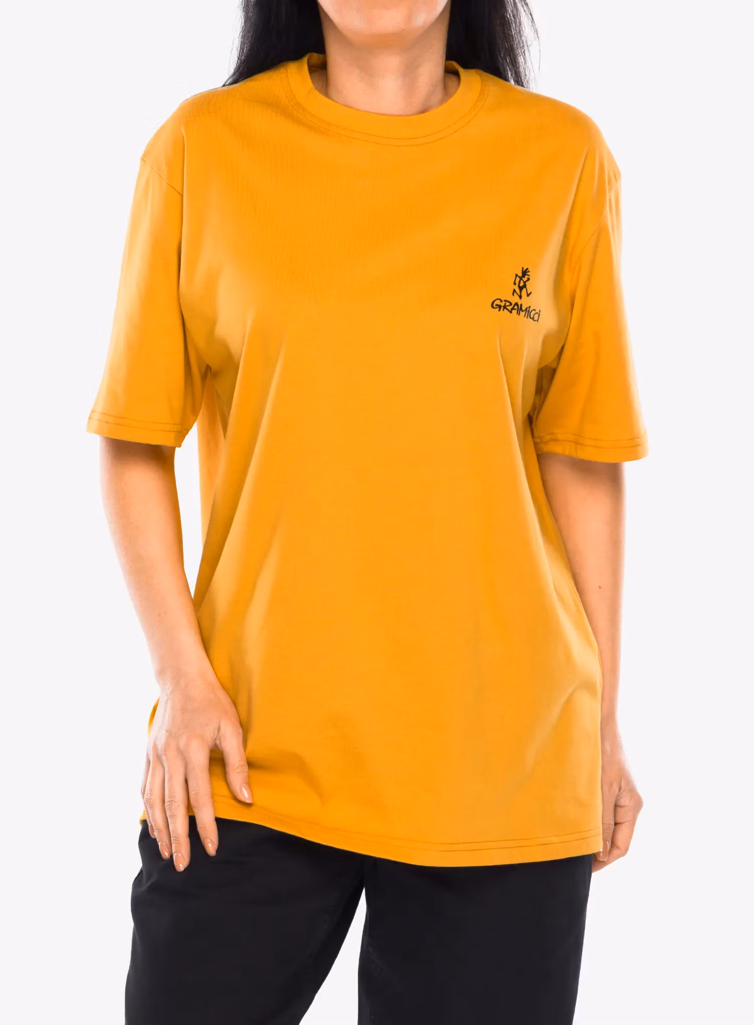 Majica Gramicci One Point Logo Tee - mustard