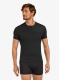 Moška majica Icebreaker Anatomica S/S Crewe - black/monsoon