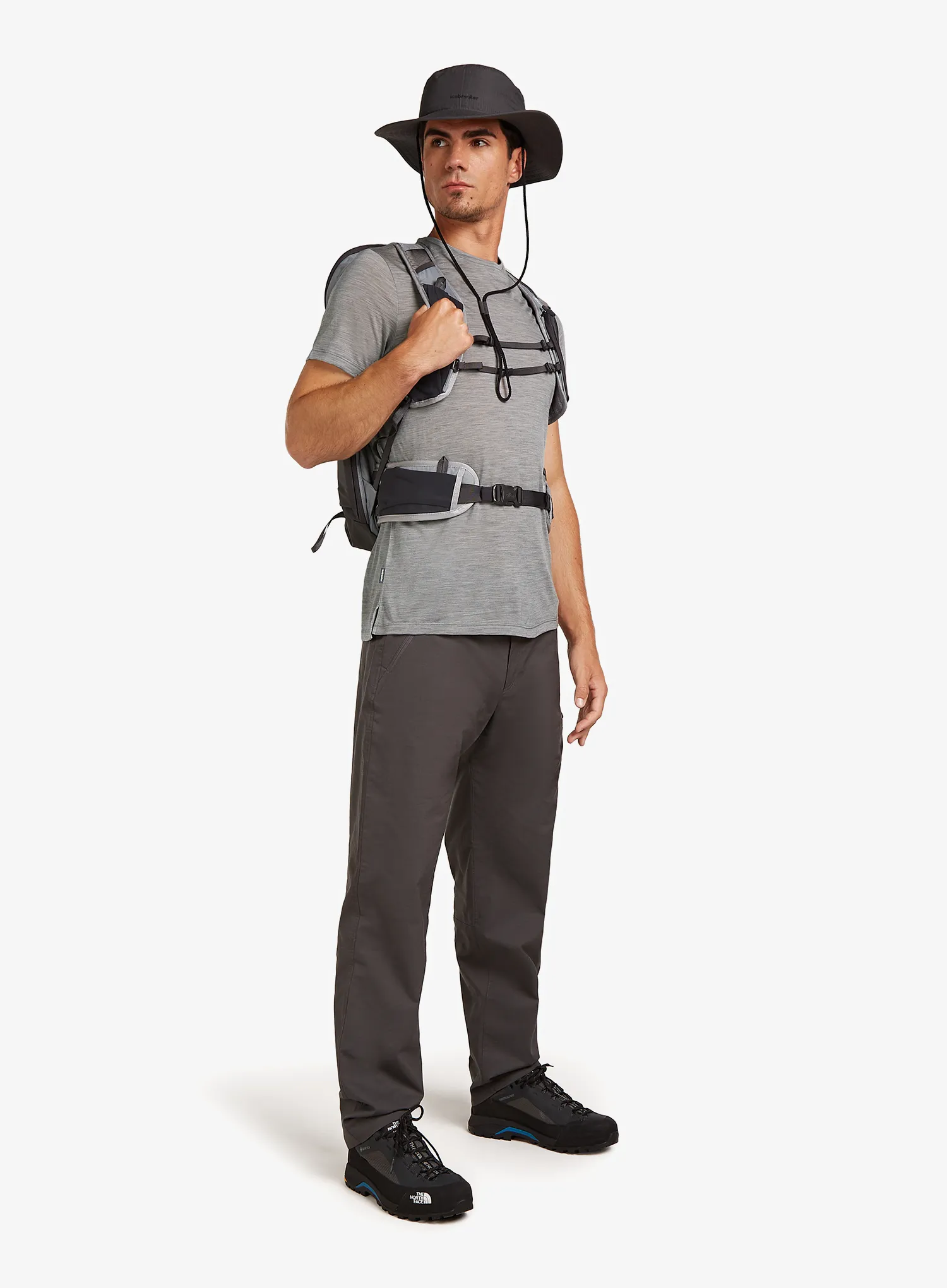 Majica Icebreaker Merino 125 Cool-Lite Sphere III SS Tee - metro hthr