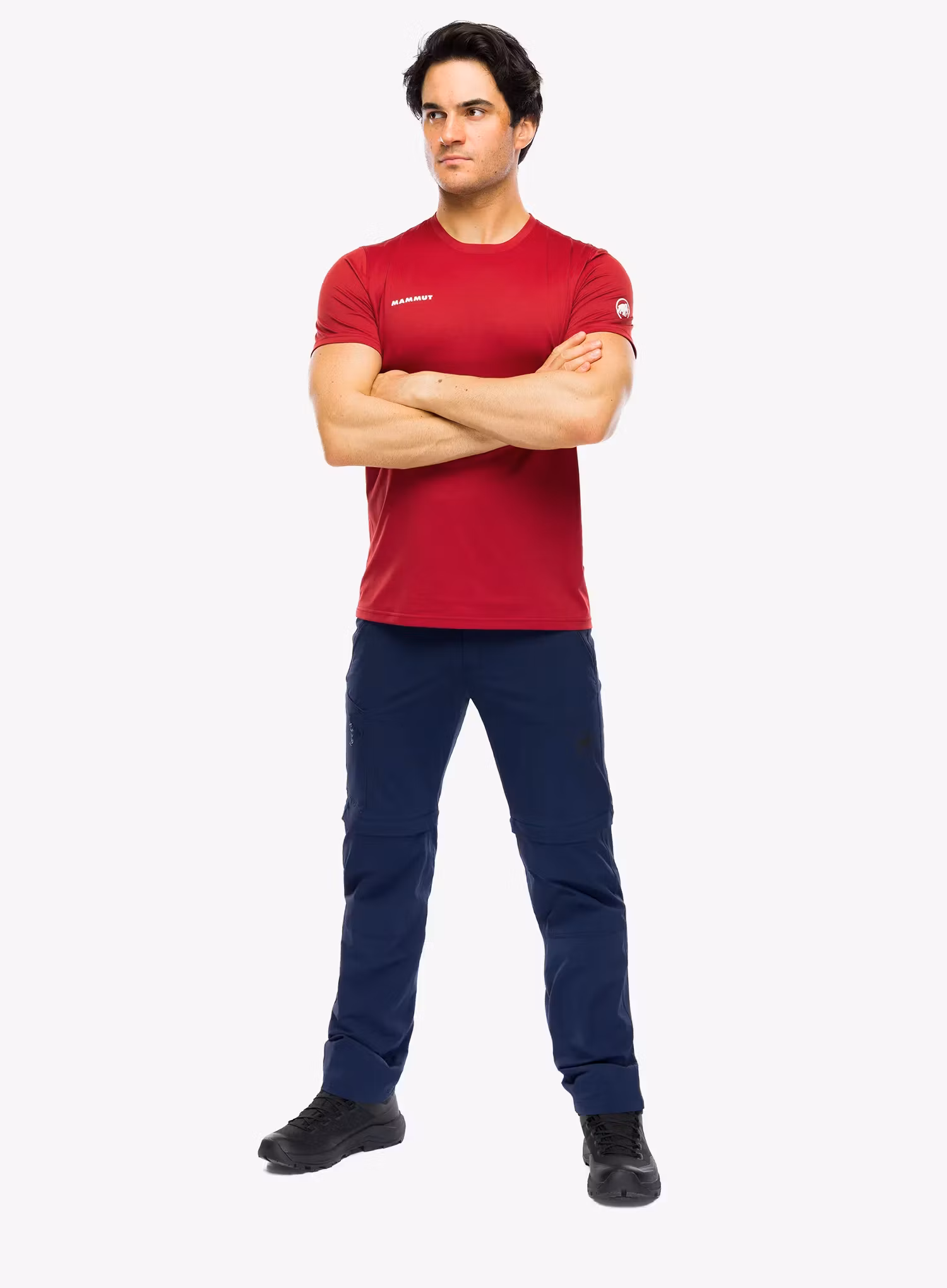 Majica Mammut Selun FL T-Shirt - dark mammut red