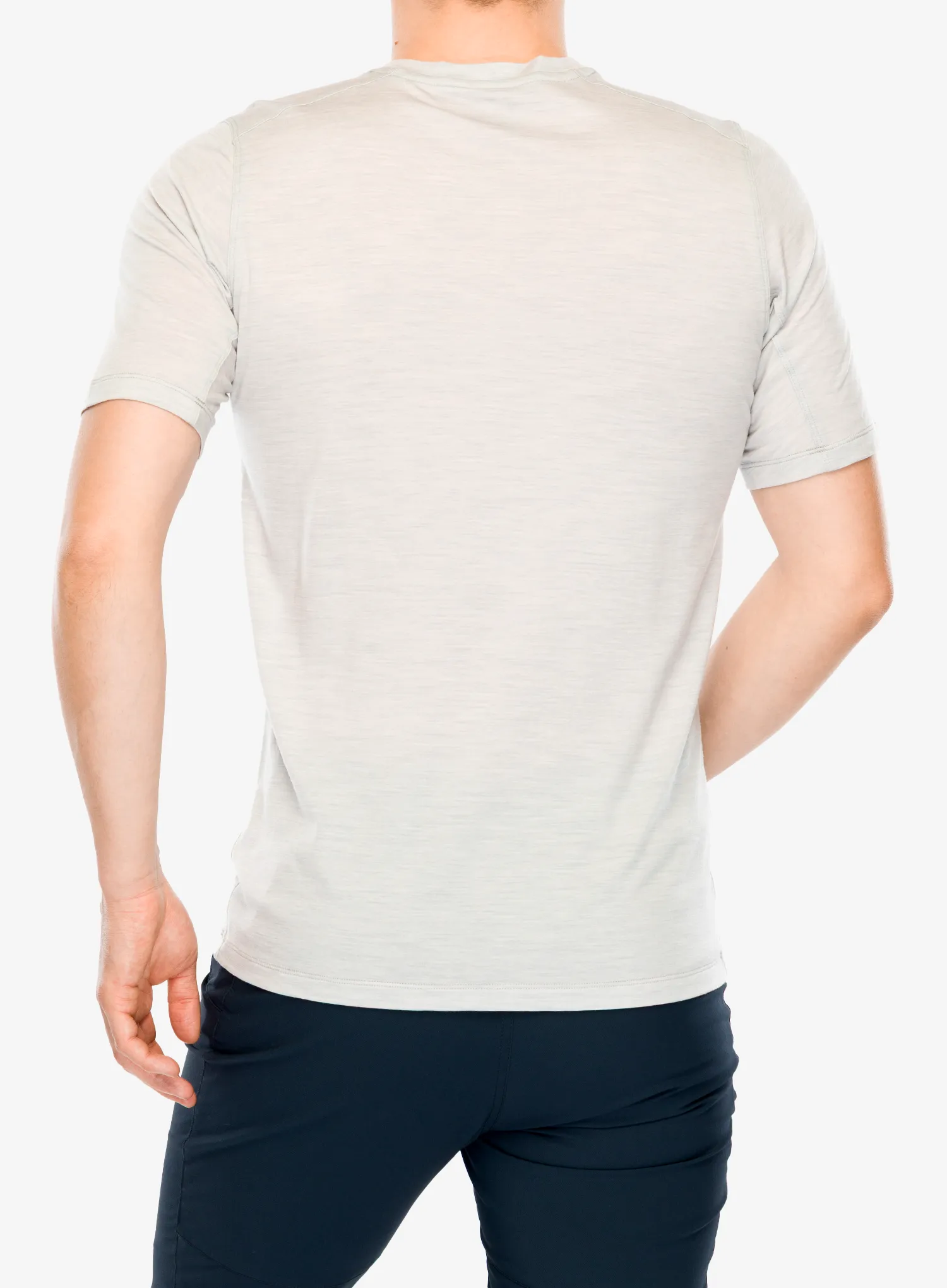 Merino majica Arcteryx Ionia Merino Wool SS - solitude heather