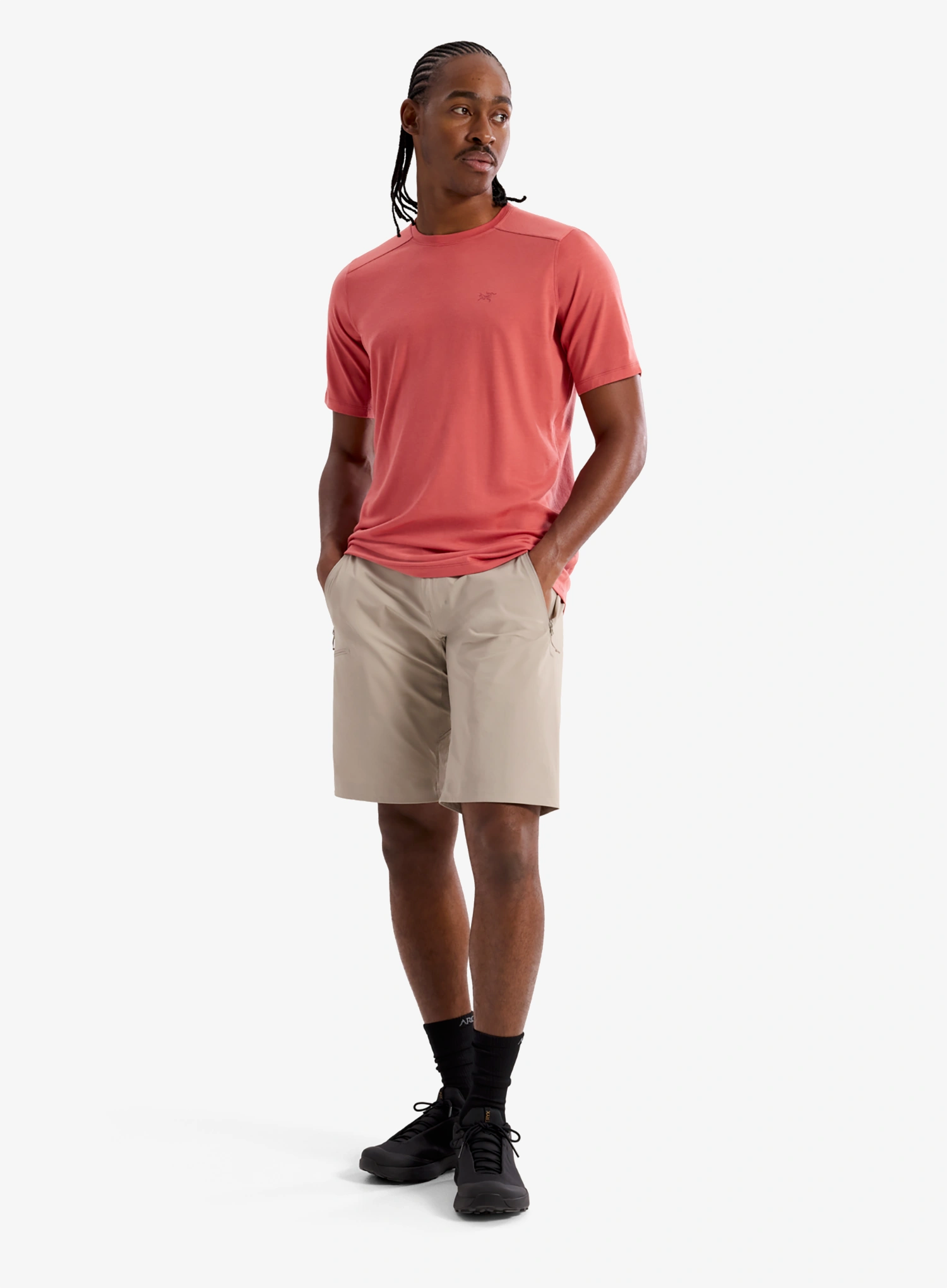 Merino majica Arcteryx Ionia Merino Wool SS - stone red