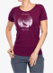 Ženska merino majica Brubeck Outdoor Wool Pro T-Shirt - plum/wolf