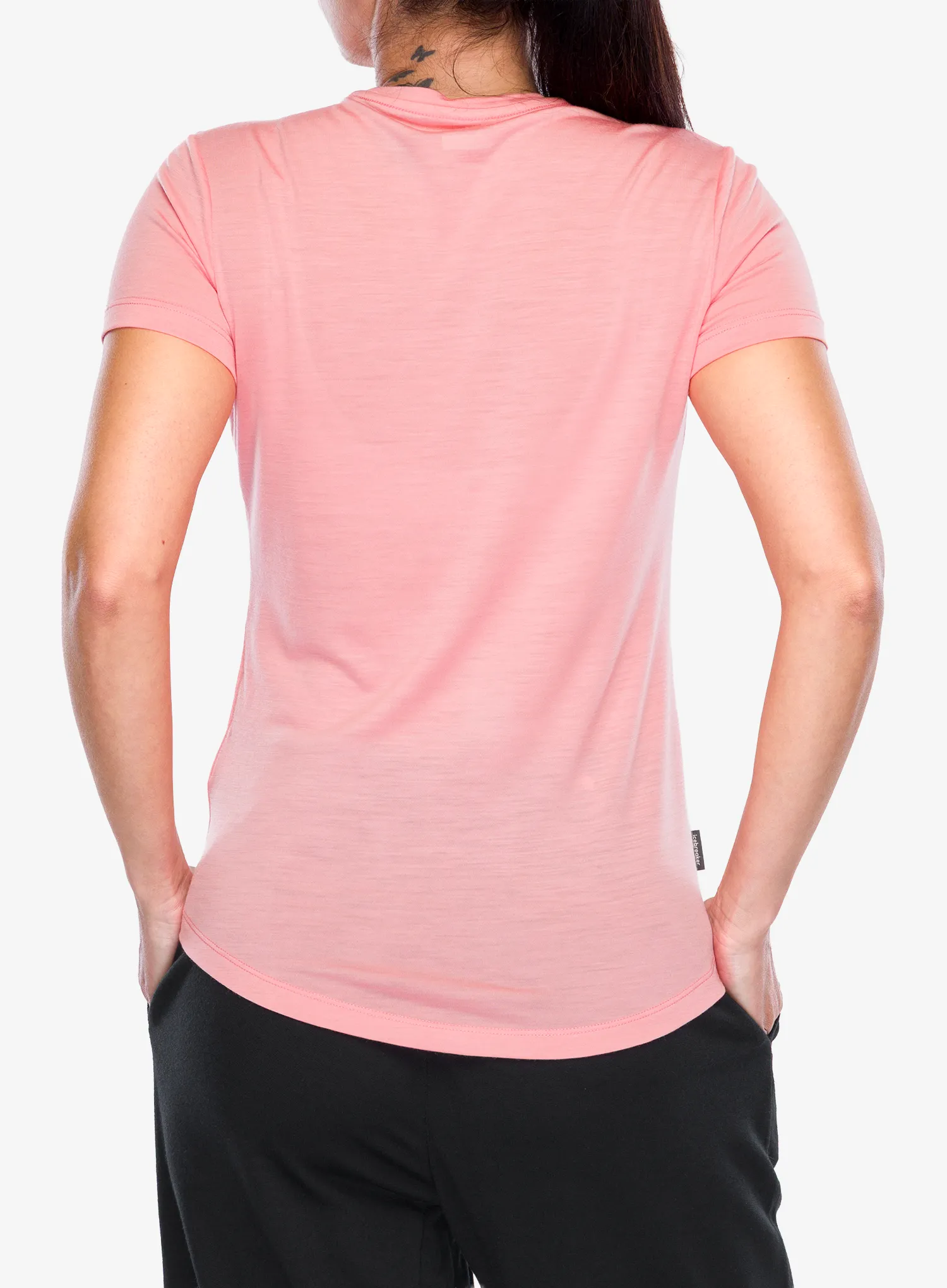 Ženska merino majica Icebreaker Merino 125 Cool-Lite Sphere III SS Tee - acid pink