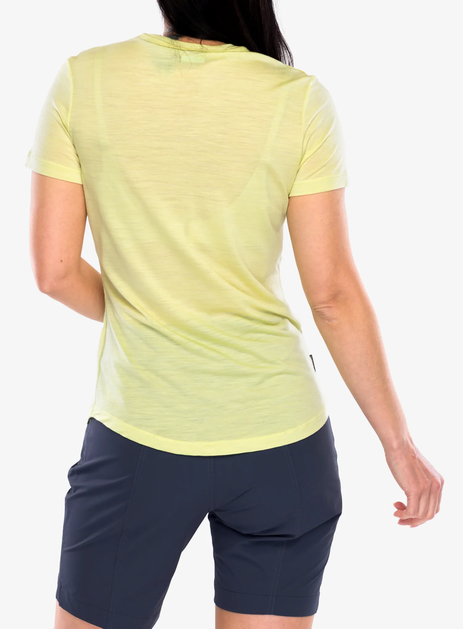 Ženska merino majica Icebreaker Merino 125 Cool-Lite Sphere III SS Tee - citrine