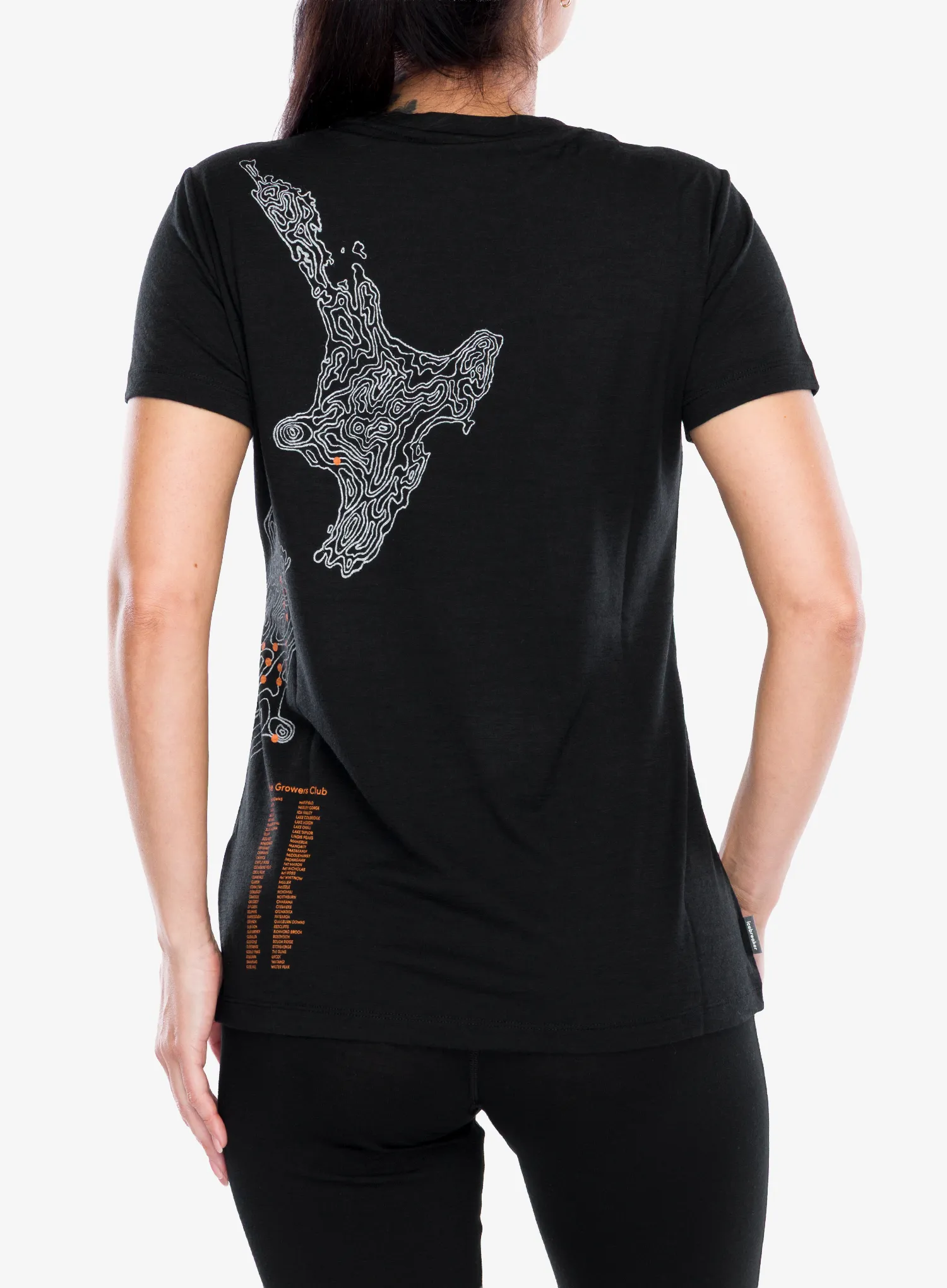 Ženska merino majica Icebreaker Merino 150 Tech Lite SS Scoop Tee 30th Anniversary - black