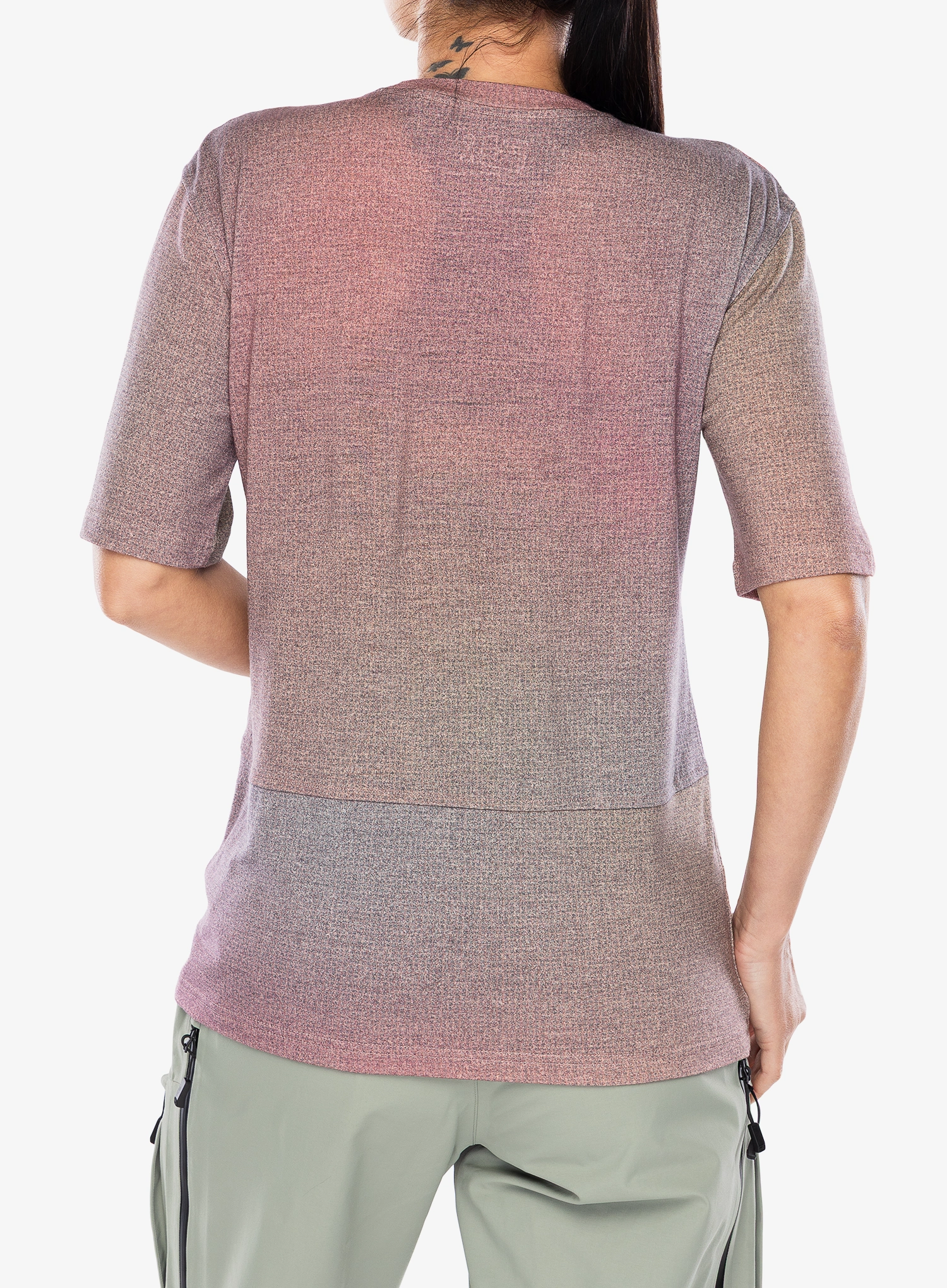 Ženska merino majica Ortovox 185 Merino Patch Print Ts - aop dawn rose