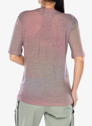 Ženska merino majica Ortovox 185 Merino Patch Print Ts - aop dawn rose