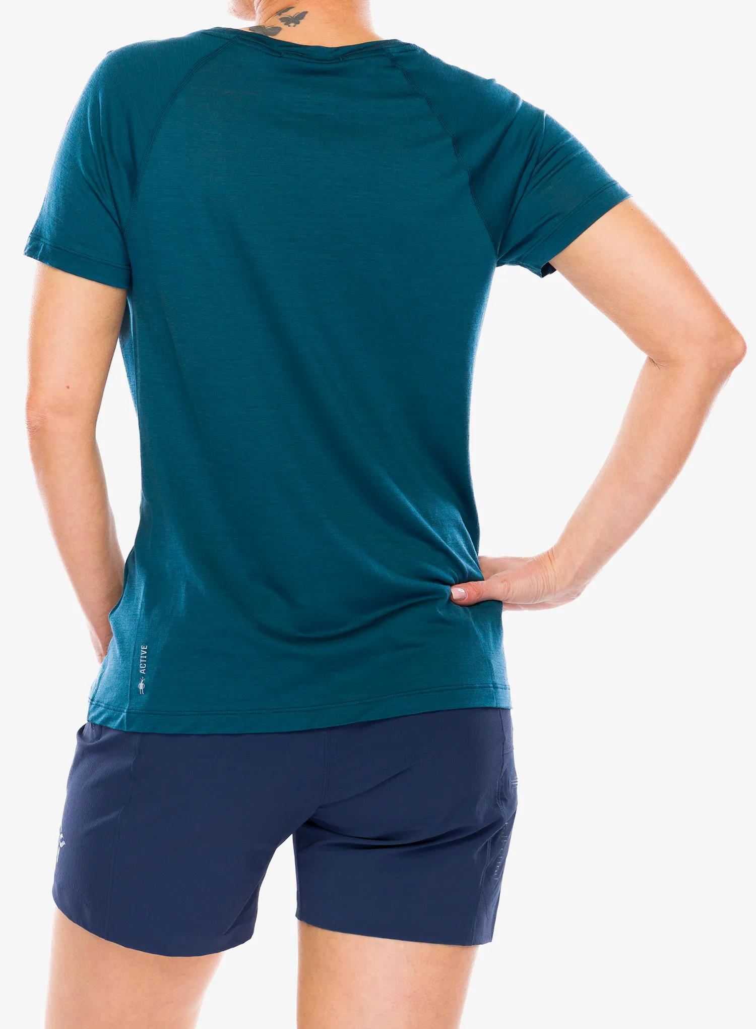 Ženska merino majica Smartwool Active Ultralite Short Sleeve - twilight blue