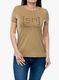 Ženska merino majica Super.natural Arabesque Tee - oak/copper