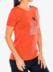 Ženska merino majica Super.natural Preikestolen Cliffs Tee - chilli/feather grey/cooper
