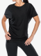 Ženska merino majica Super.natural Yoga Loose Tee - jet black