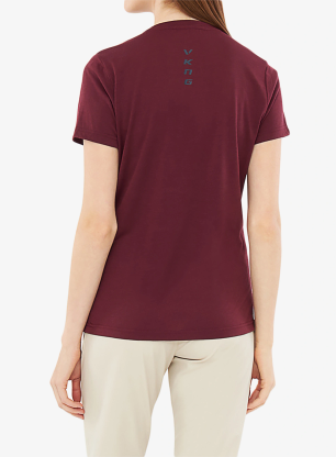 Ženska merino majica Viking Salen - claret