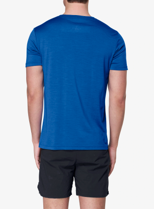 Merino majica Devold Classic Triple Tee - royal