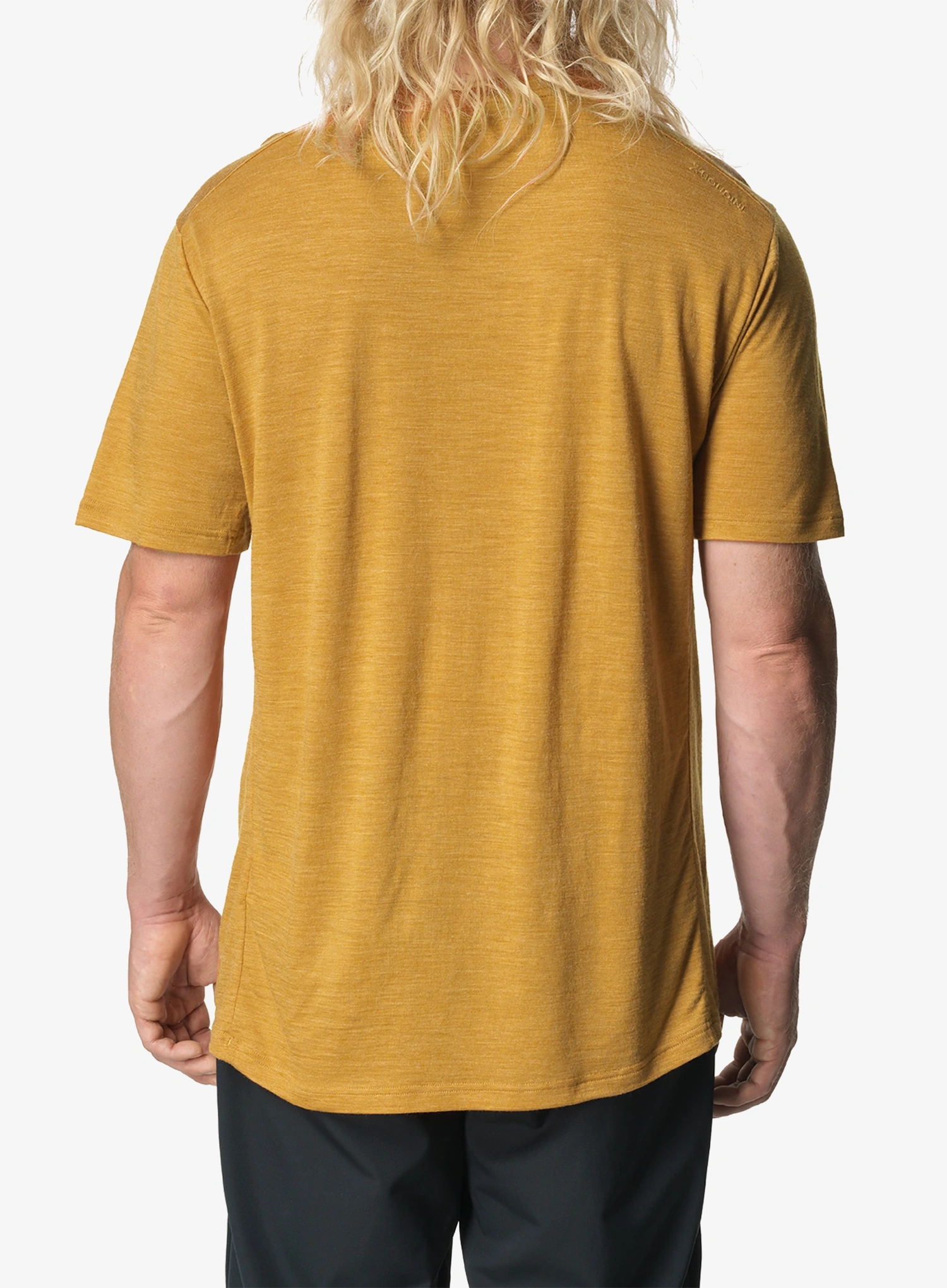 Merino majica Houdini Activist Tee - greenish gold