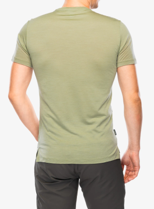 Merino majica Icebreaker Merino 125 Cool-Lite Sphere III SS Tee - lichen