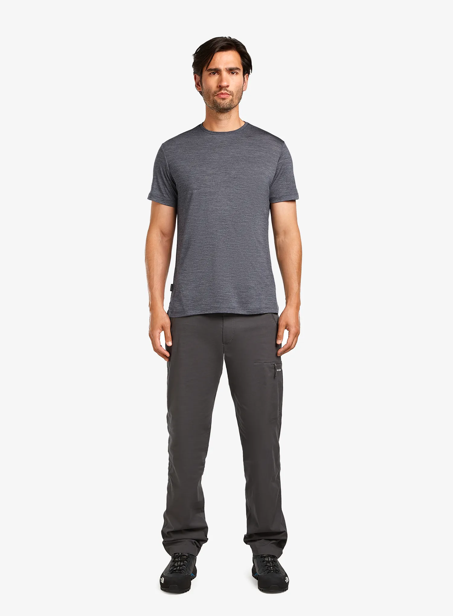 Merino majica Icebreaker Merino 125 Cool-Lite Sphere III SS Tee - midnight navy hthr