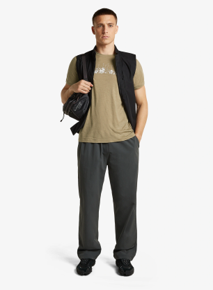 Merino majica Icebreaker Merino 150 Tech Lite SS Tee Massif - cumin